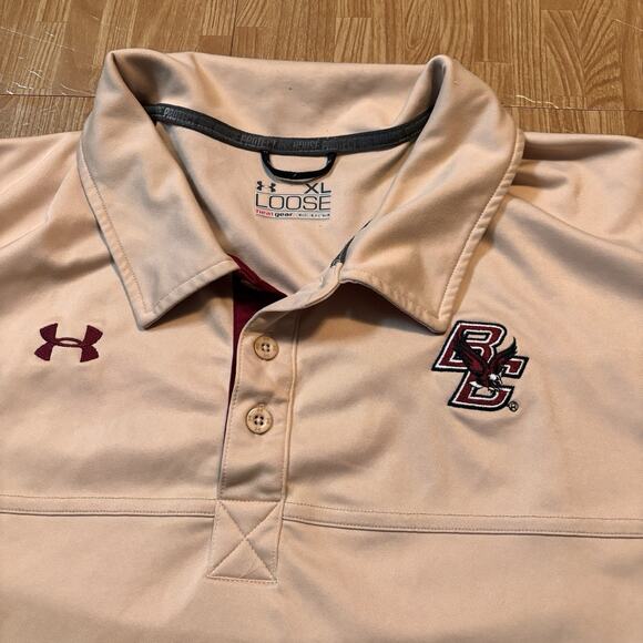 Under Armour Boston College Eagles Polo Shirt XL - Picture 2 of 5